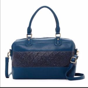 Pink Haley Bag Haley Two Tone Satchel Blue